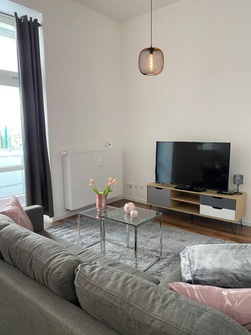 Akk3 Apartment Magdeburg Altstadt Zentral Balkon Luaran gambar
